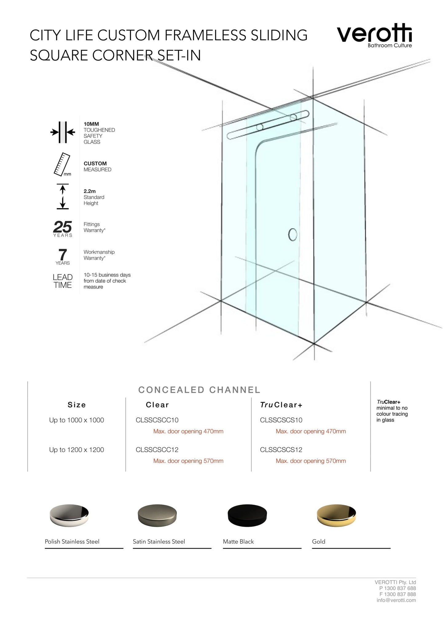 City Life Custom Frameless Sliding Series