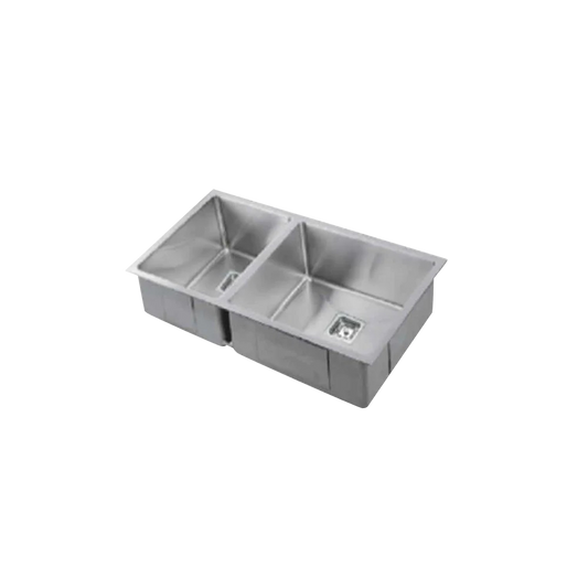 INOX 1 1/2 RIGHT BOWL UNIVERSAL SINK 670 x 440