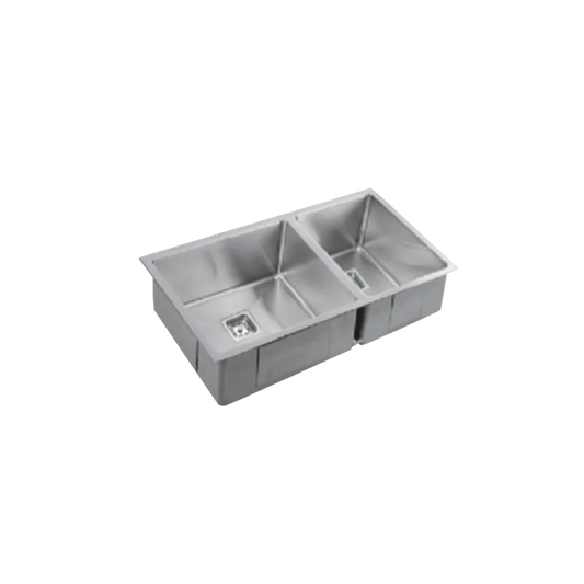 INOX 1 1/2 LEFT BOWL UNIVERSAL SINK 670 x 440