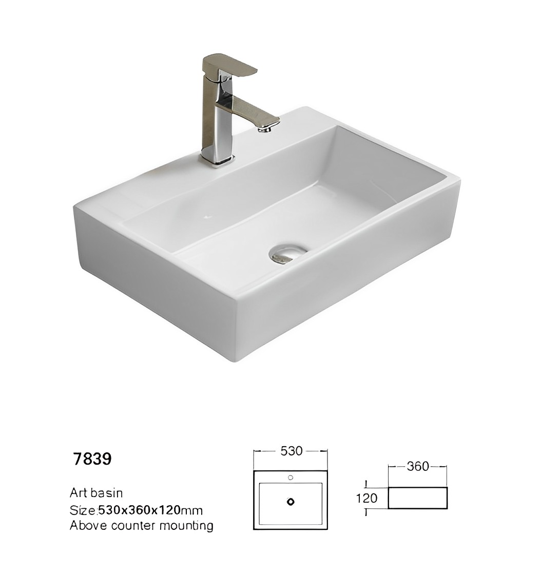 Crete Fine Ceramic Wall Hung /Above Basin