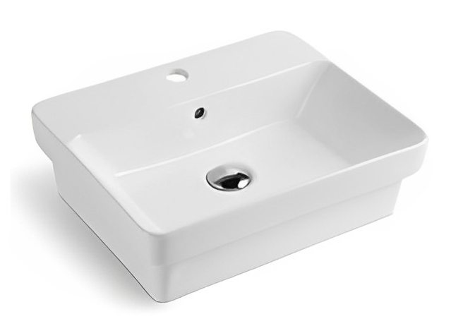Kliff Fine Ceramic Insert Basin with Tap Hole
