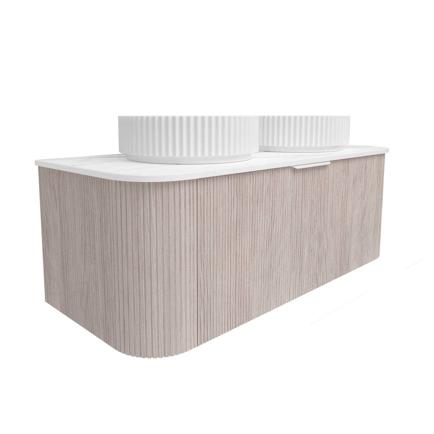 Agena Fluted Wood Grain Costal Oak - 1200mm