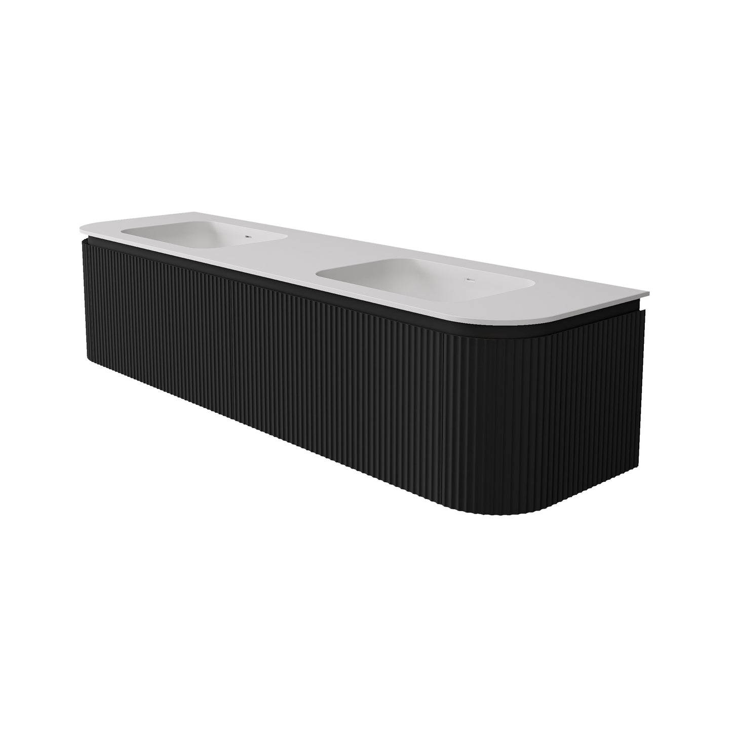 Estella Modern Wall Hung Vanity PVC Cabinet 1800mm