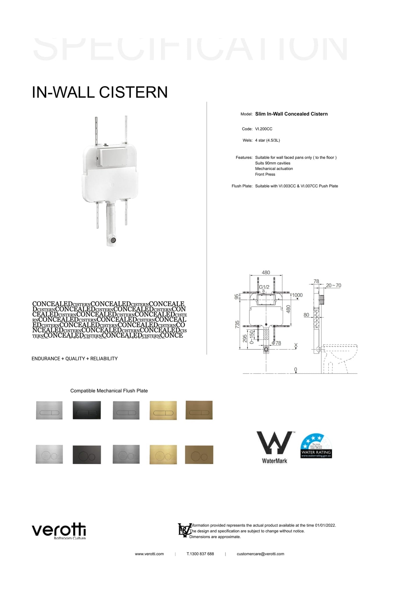 CITY LIFE ABS | CIRCLE + IN-WALL CISTERN
