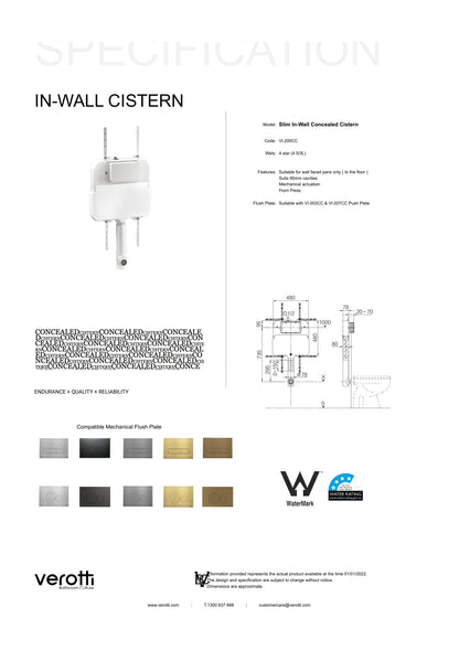 CITY LIFE ABS | CIRCLE + IN-WALL CISTERN