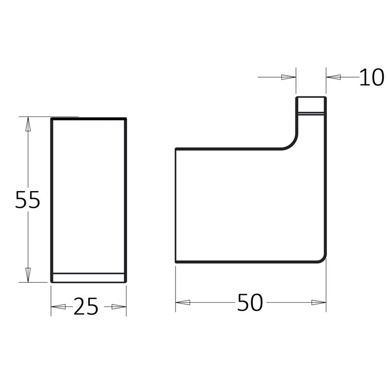 Ceram Robe Hook