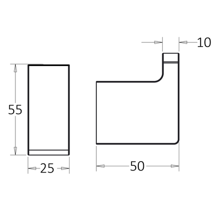 Ceram Robe Hook