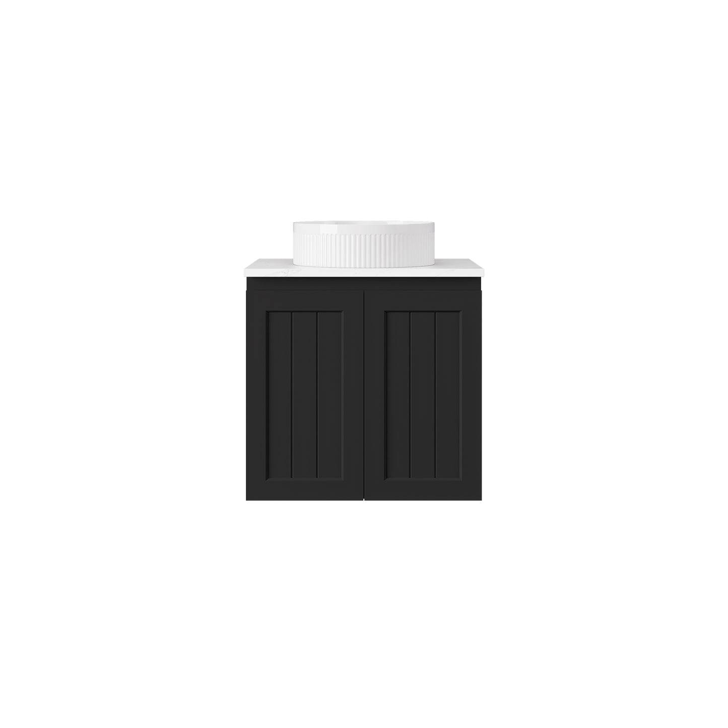 Archill Federation Wall Hung Matte White Ensuite PVC Cabinet LK-FA63W-MB