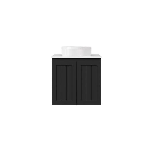 Archill Federation Wall Hung Matte White Ensuite PVC Cabinet LK-FA63W-MB