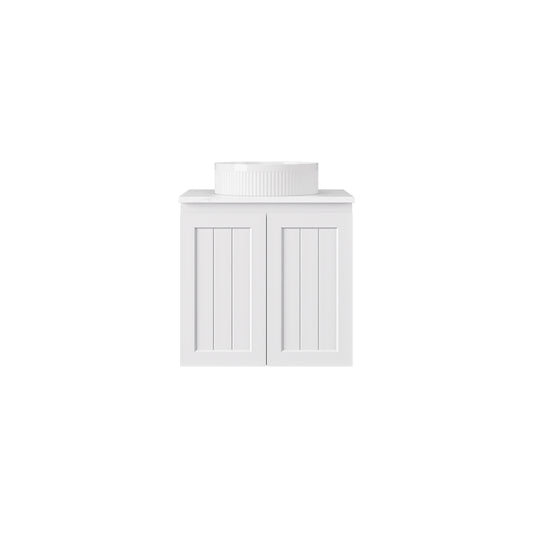 Archill Federation Wall Hung Matte White Ensuite PVC Cabinet LK-FA63W-MW