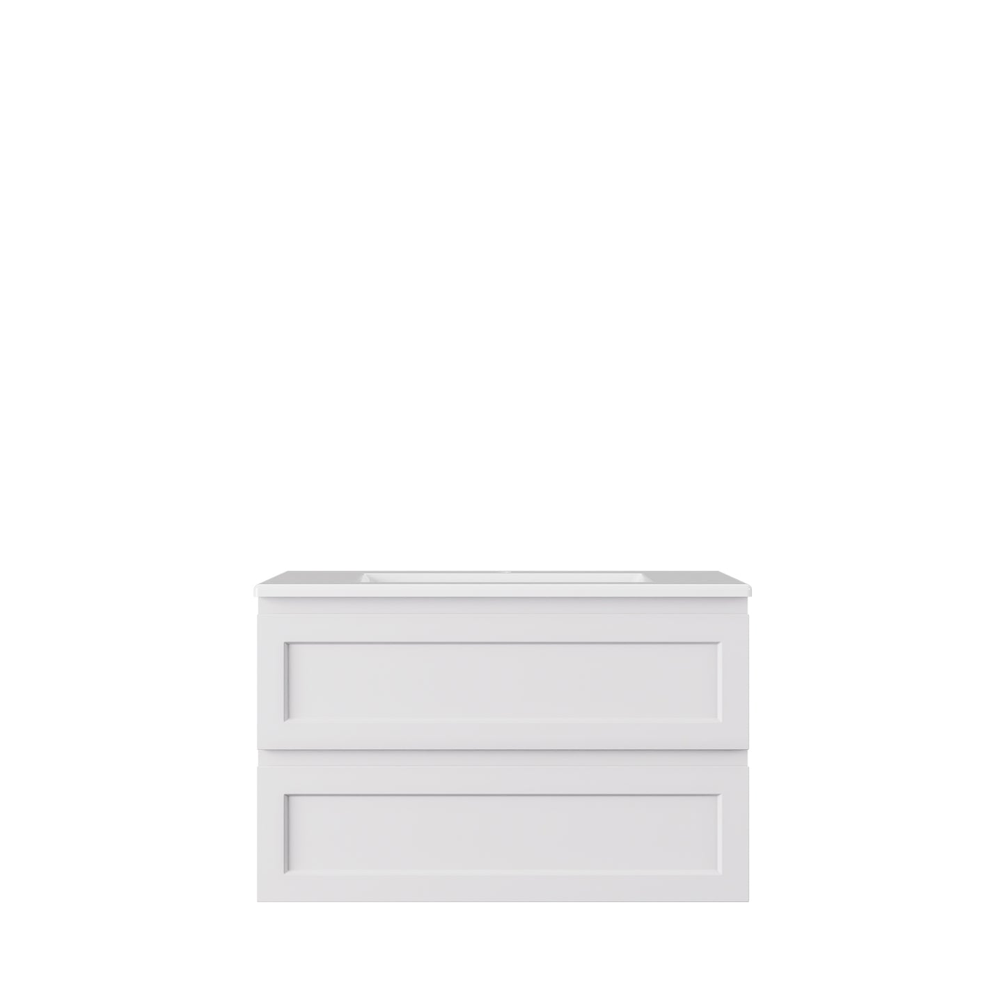 Hamilton Federation Wall Hung Cabinet Matte White LK-FH750W-MW