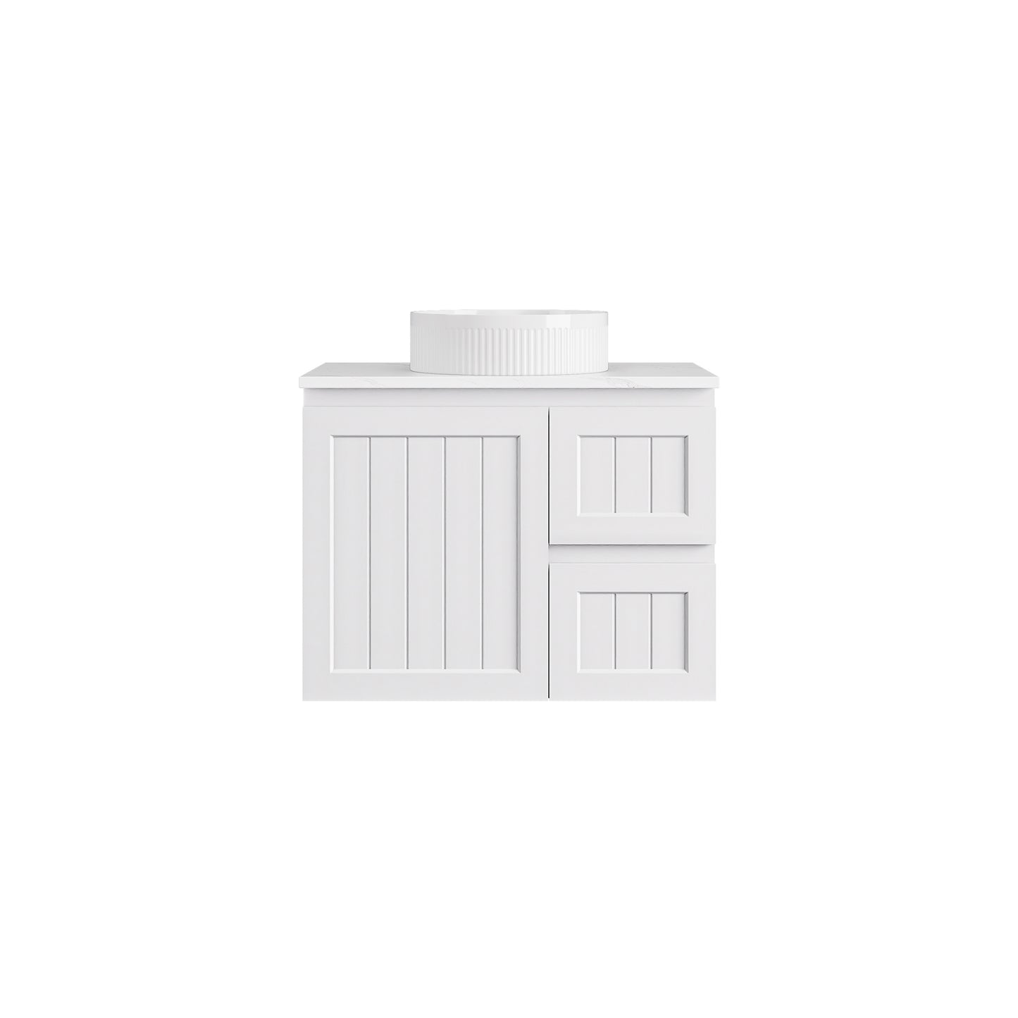 Archill Federation Wall Hung Matte White PVC Cabinet LK-FA74RW-MW