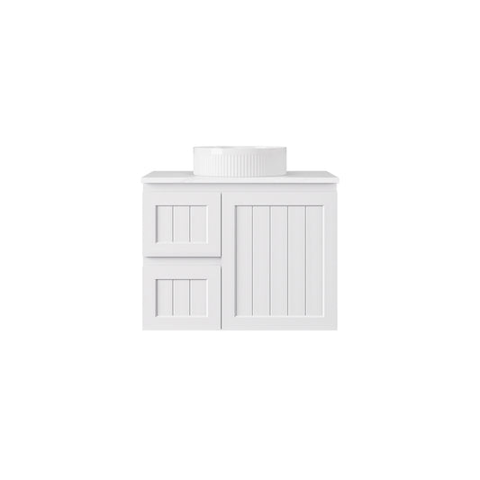 Archill Federation Wall Hung Matte White PVC Cabinet LK-FA74LW-MW