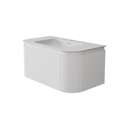 Estella Modern Wall Hung Vanity PVC Cabinet 900mm