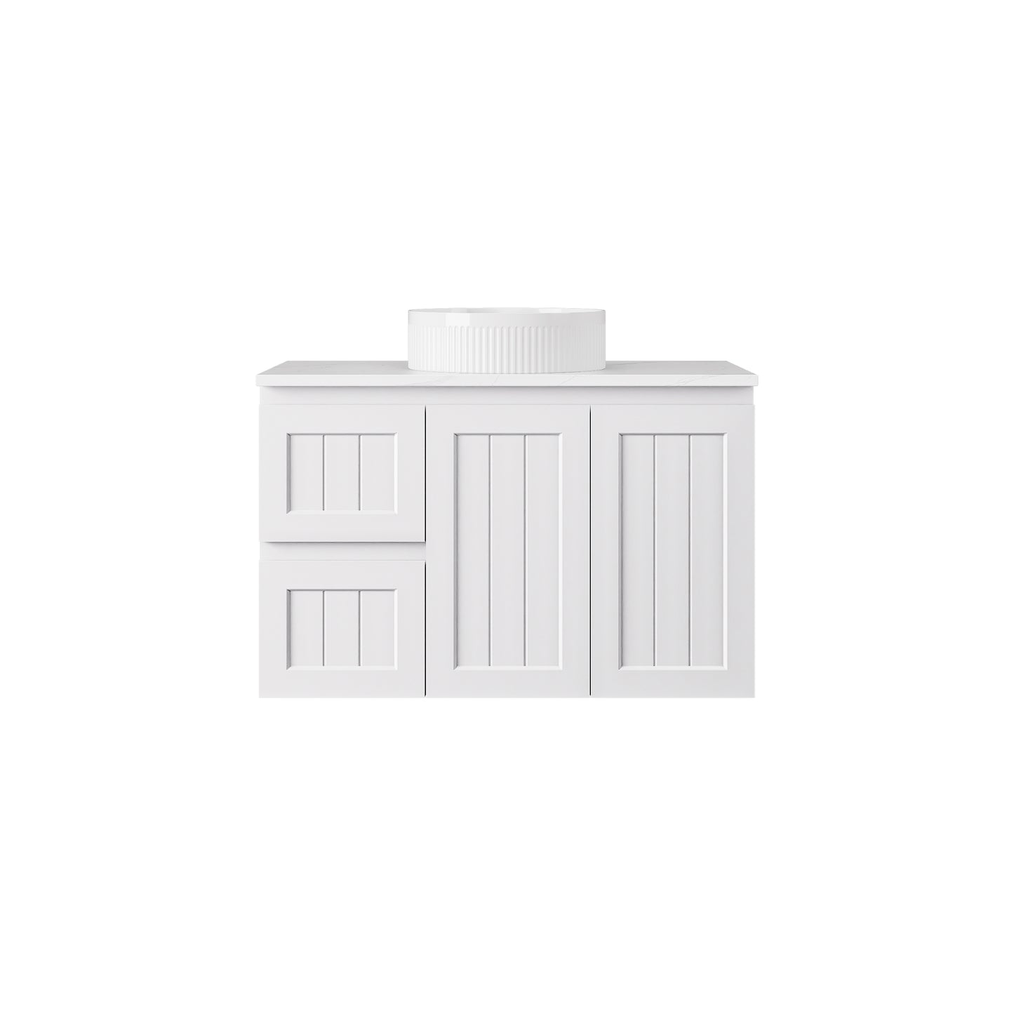 Archill Federation Wall Hung Matte White PVC Cabinet LK-FA94LW-MW