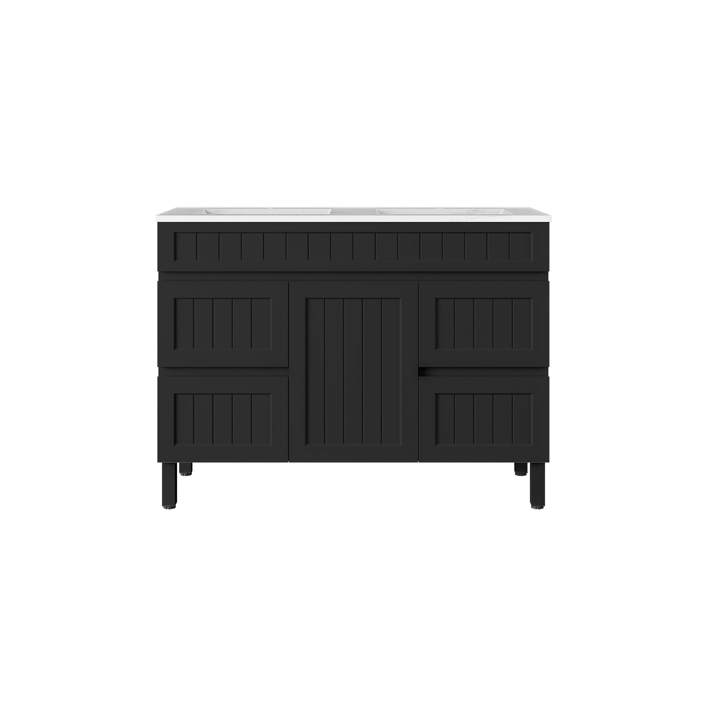 Archill Federation Free Standing PVC Cabinet with soft closing doors LK-FA124DL-MB