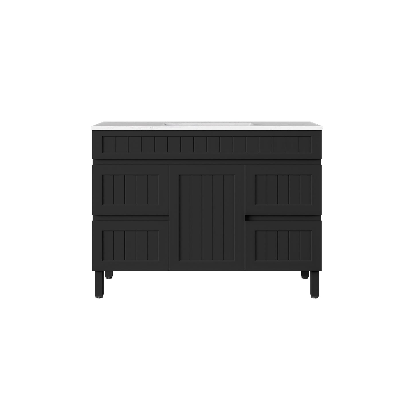 Archill Federation Free Standing PVC Cabinet with soft closing doors LK-FA124L-MB