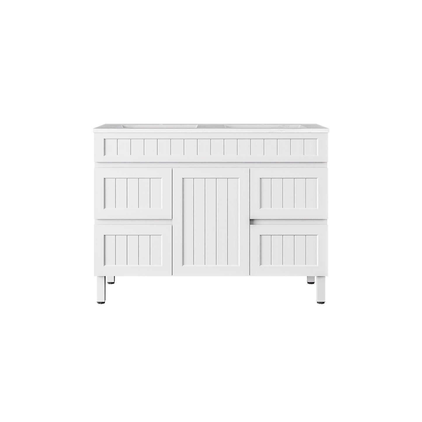 Archill Federation Free Standing PVC Cabinet with soft closing doors LK-FA124DL-MW