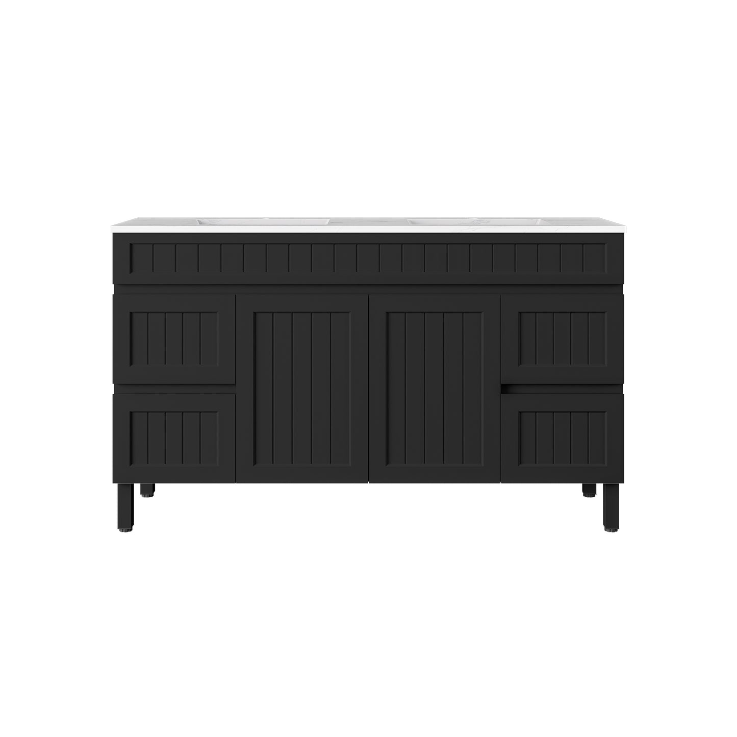 Archill Federation Free Standing PVC Cabinet with soft closing doors LK-FA154L-MB