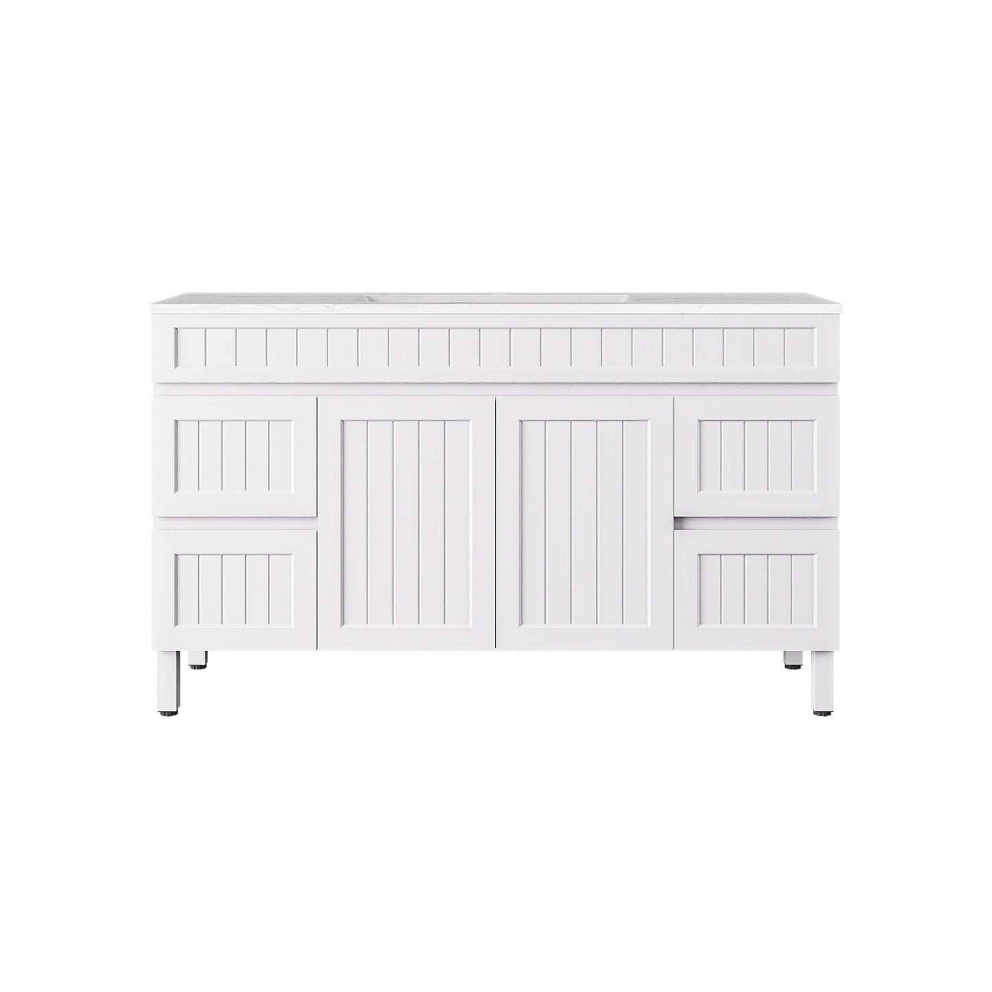 Archill Federation Free Standing PVC Cabinet with soft closing doors LK-FA154L-MW