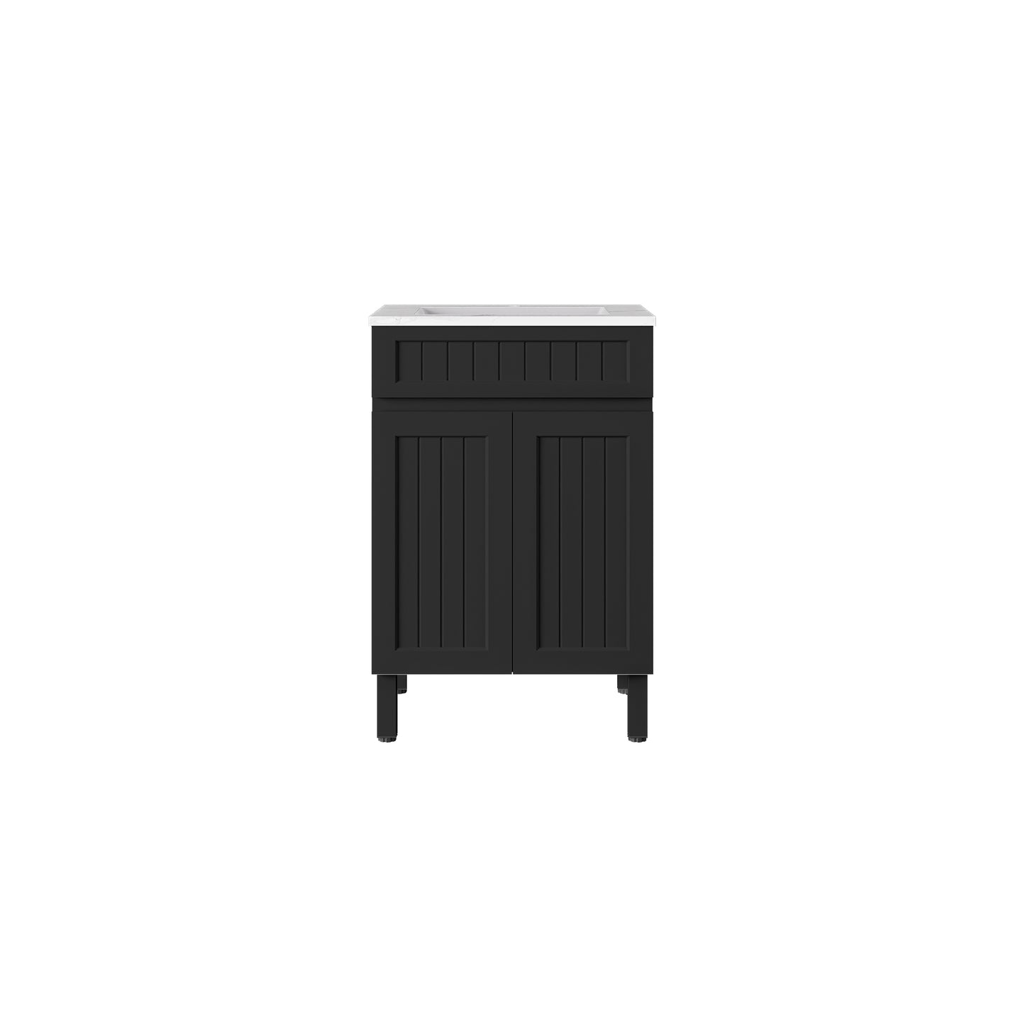 Archill Federation Free Standing PVC Cabinet with soft closing doors LK-FA64L-MB