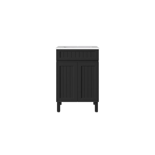 Archill Federation Free Standing PVC Cabinet with soft closing doors LK-FA64L-MB