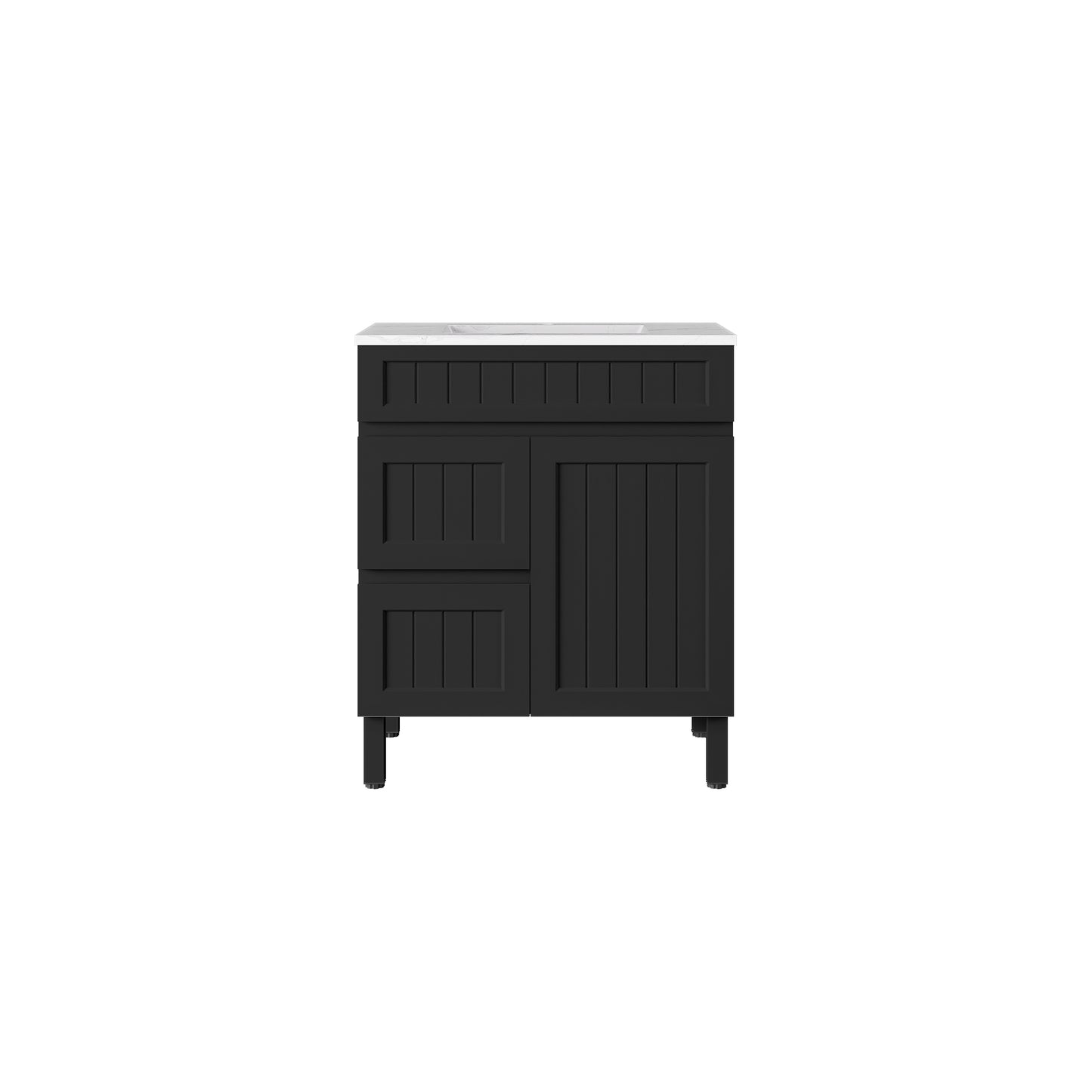 Archill Federation Free Standing PVC Cabinet with soft closing doors LK-FA74LL-MB