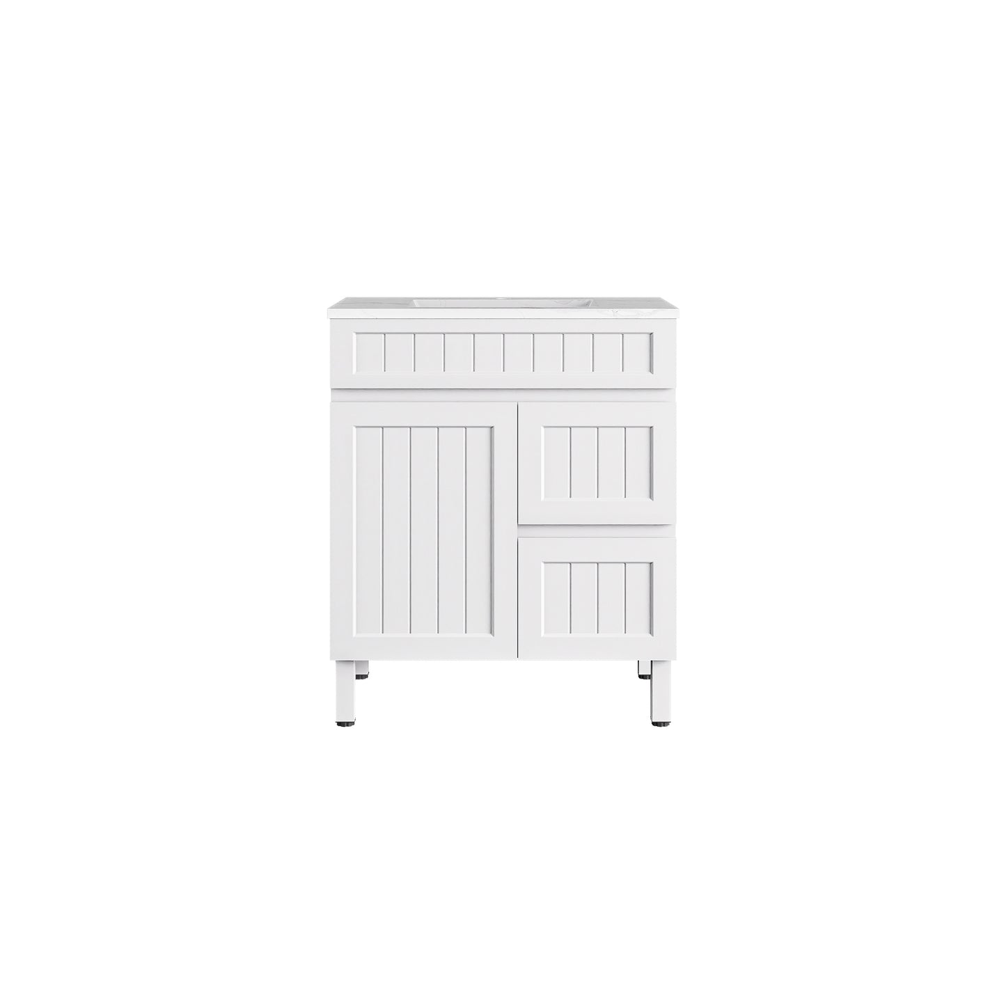 Archill Federation Free Standing PVC Cabinet with soft closing doors LK-FA74RL-MW