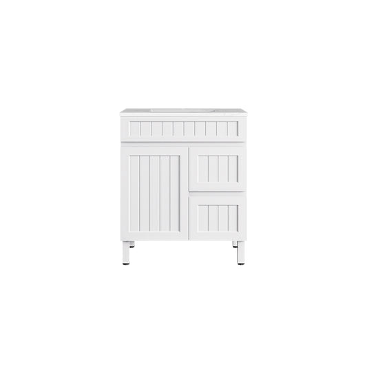 Archill Federation Free Standing PVC Cabinet with soft closing doors LK-FA74RL-MW