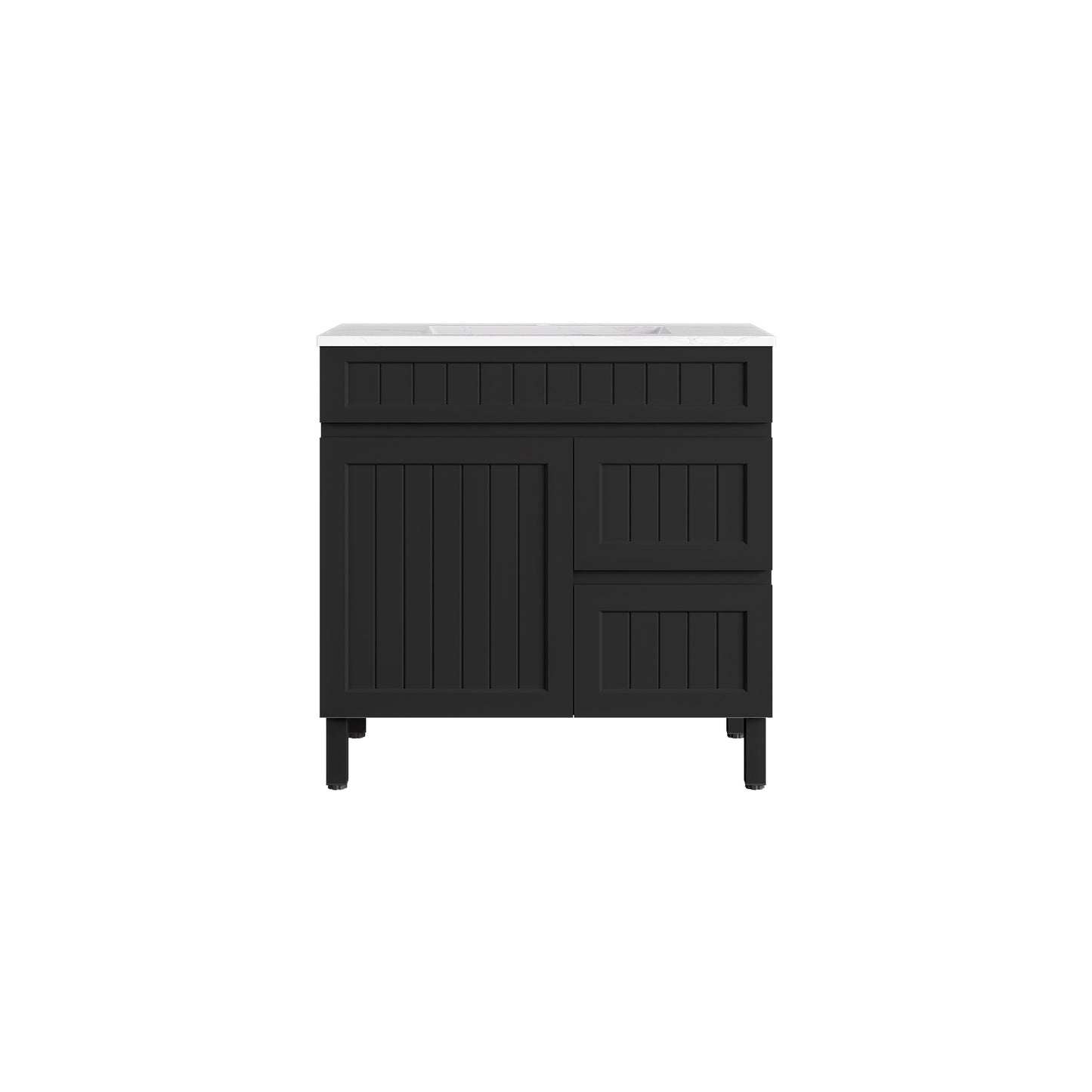 Archill Federation Free Standing PVC Cabinet with soft closing doors LK-FA94RL-MB
