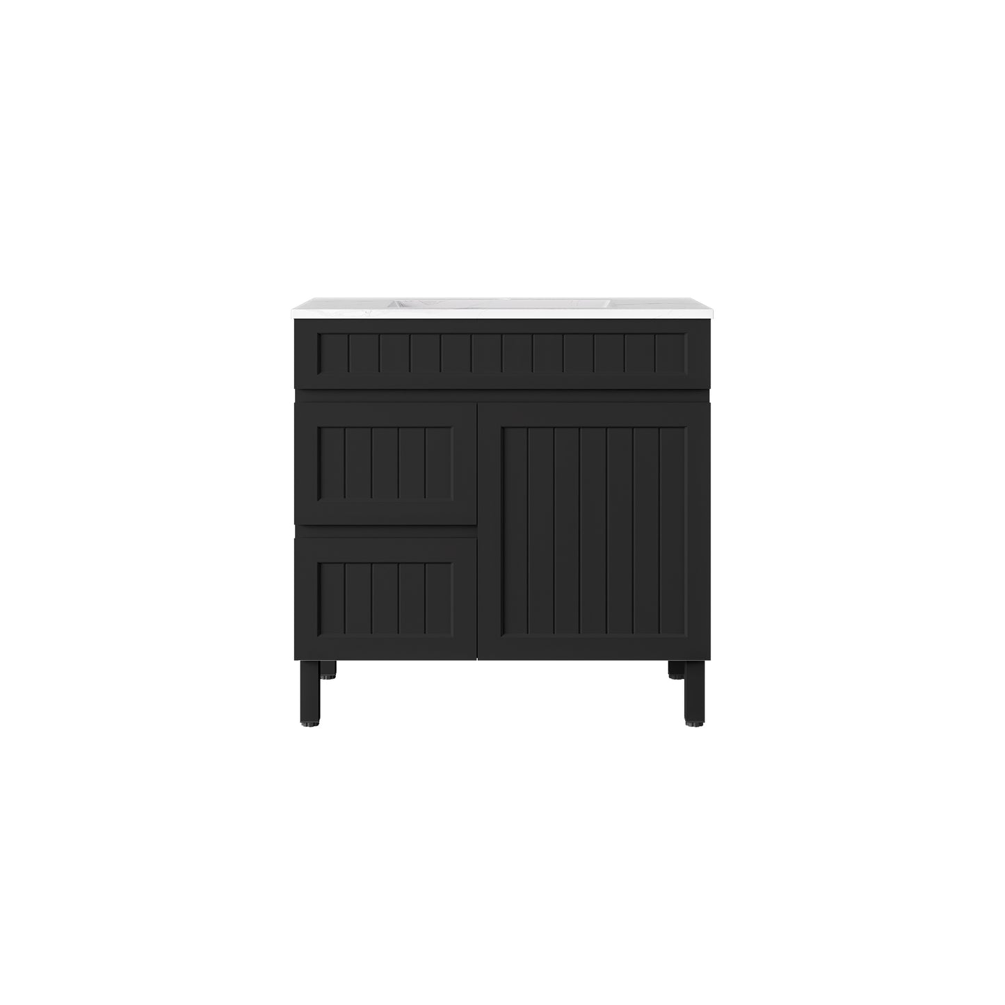 Archill Federation Free Standing PVC Cabinet with soft closing doors LK-FA94LL-MB