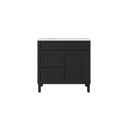 Archill Federation Free Standing PVC Cabinet with soft closing doors LK-FA94LL-MB