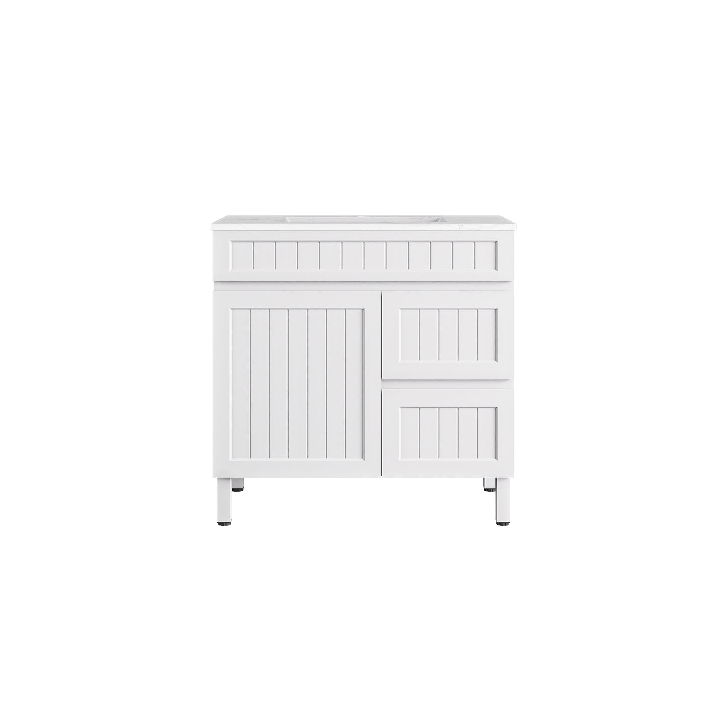 Archill Federation Free Standing PVC Cabinet with soft closing doors LK-FA94RL-MW
