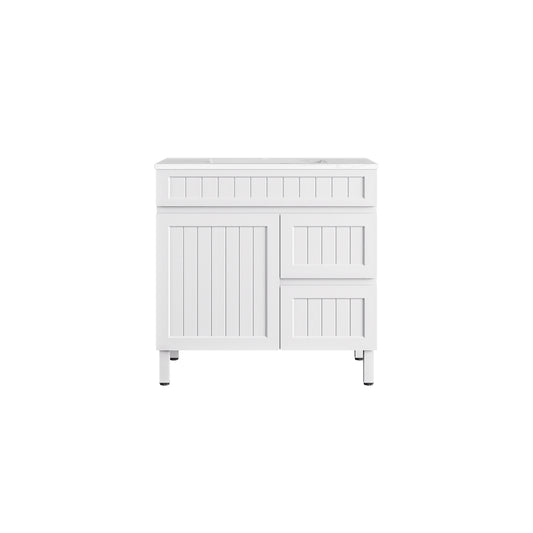 Archill Federation Free Standing PVC Cabinet with soft closing doors LK-FA94RL-MW
