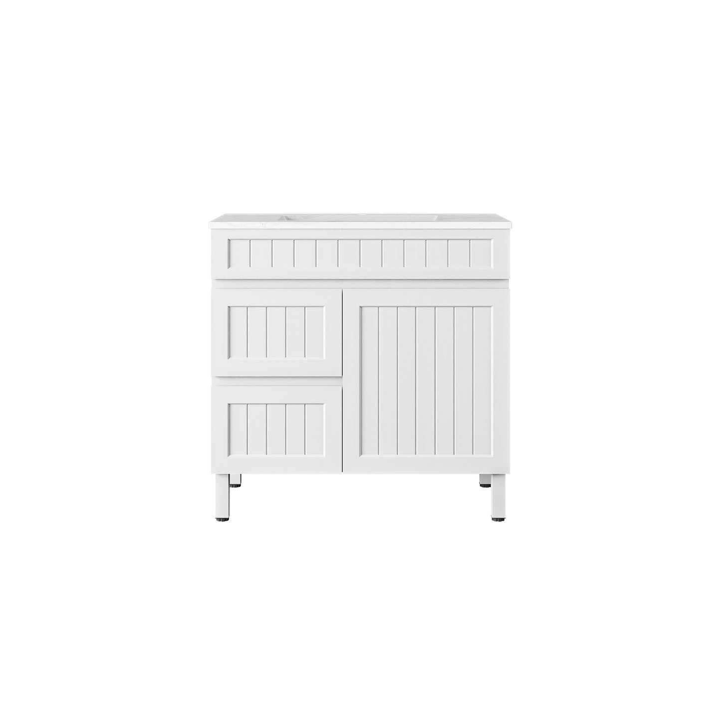 Archill Federation Free Standing PVC Cabinet with soft closing doors LK-FA94LL-MW