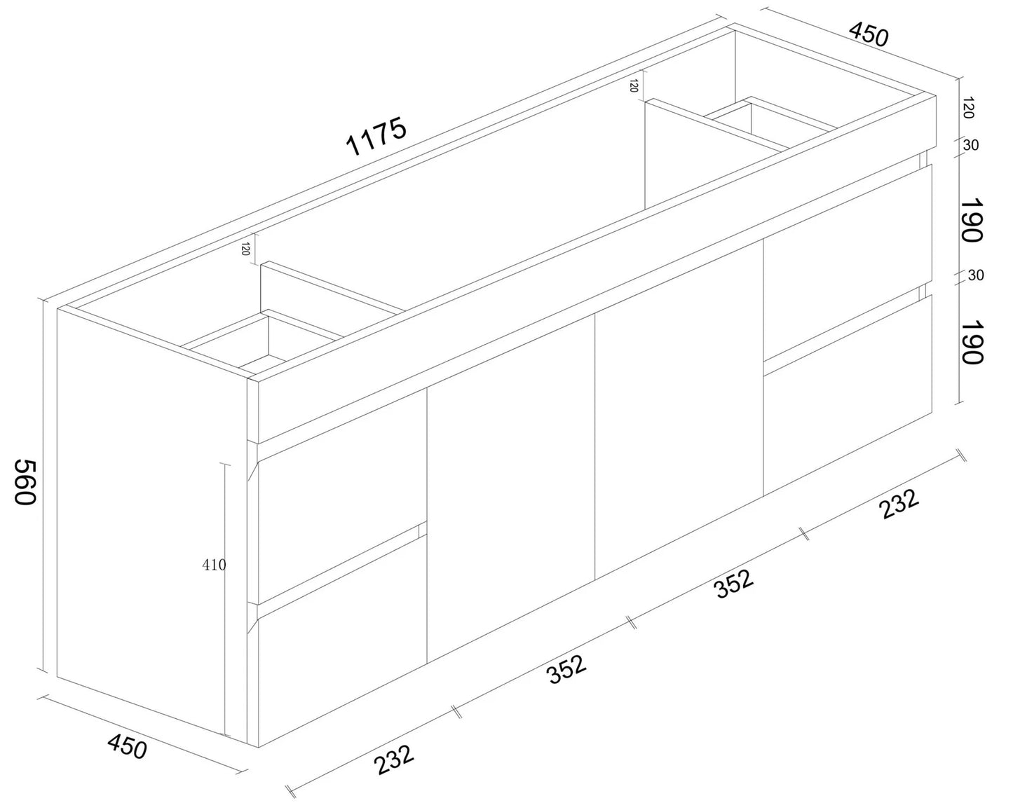 BIANCA PVC WALL HUNG