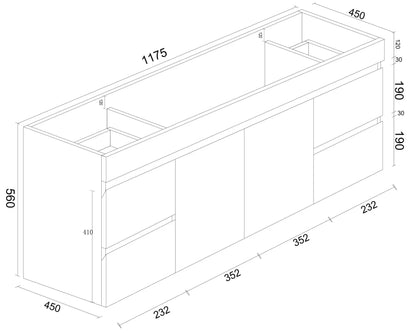 BIANCA PVC WALL HUNG