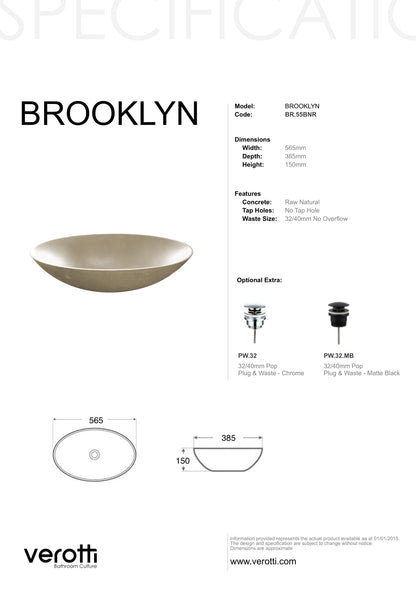 BROOKLYN (W565 , D385 , H150)