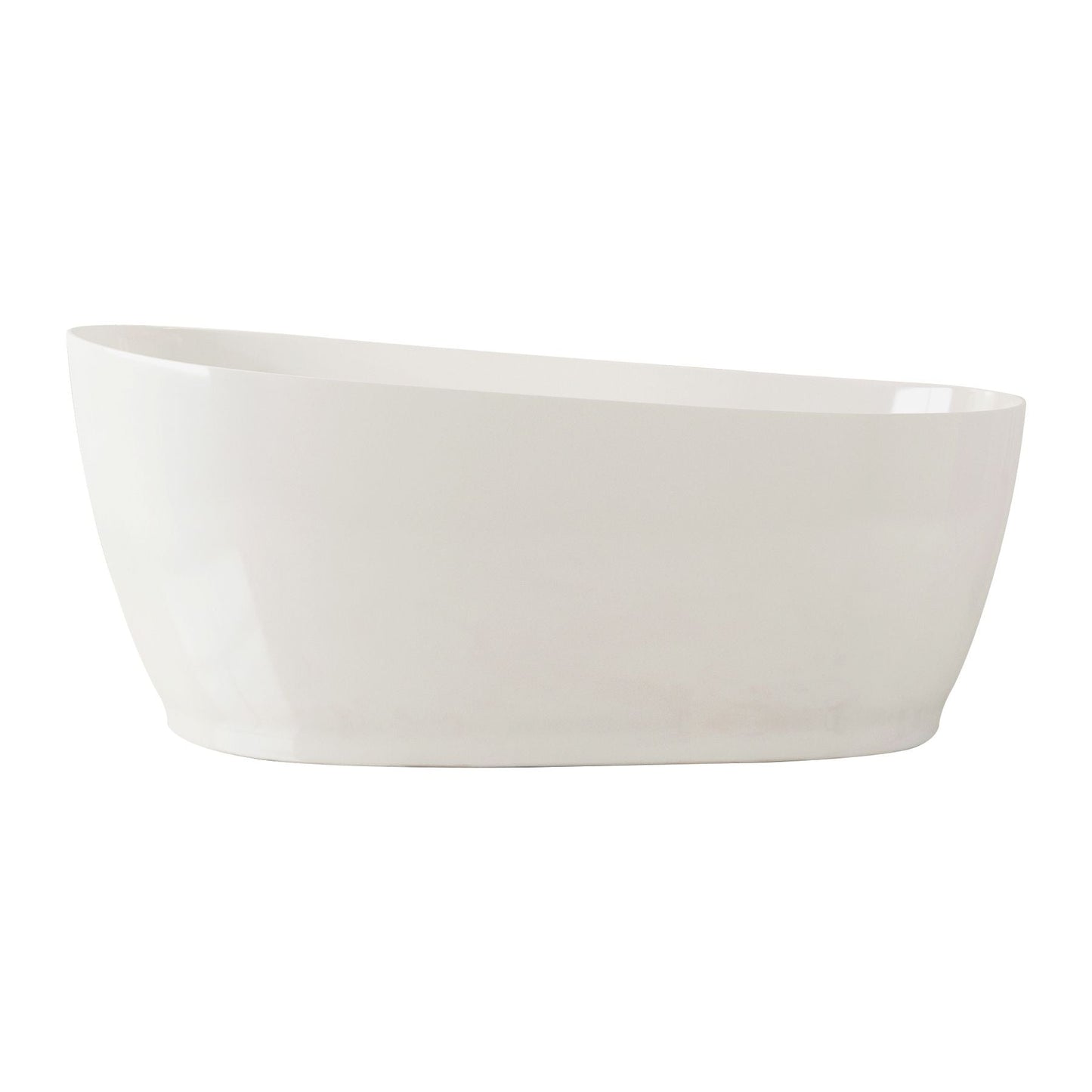 Cannes Freestanding Bathtub - Matt White 1500mm x 590mm