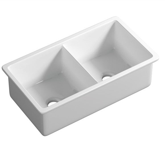 Procida Fireclay Inset/Undermount Sink 813mm x 483mm x 254mm