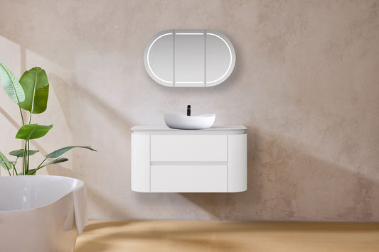 Devito Modern Wall Hung Vanity PVC Cabinet