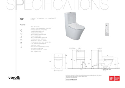 ETERNITY INTELLIGENT BTW TOILET SUITE