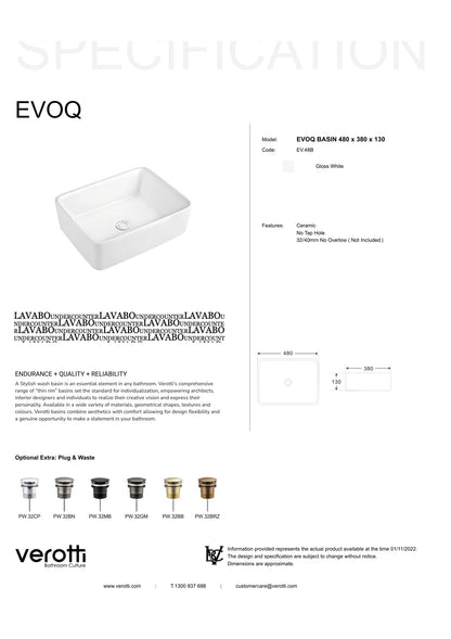 EVOQ (W480, D380, H130)