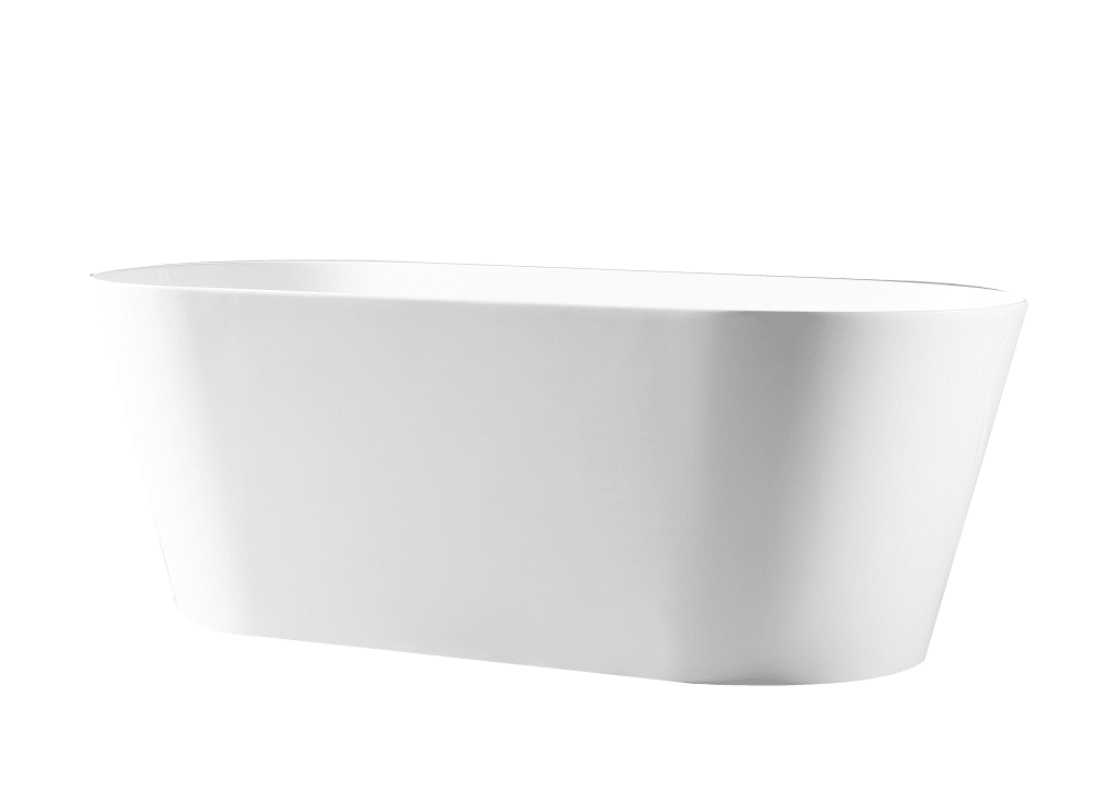 ISEO Freestanding Bathtub - Gloss White 1300mm, 1400mm, 1500mm, 1600mm, 1700mm