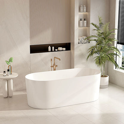 ISEO Freestanding Bathtub - Gloss White 1300mm, 1400mm, 1500mm, 1600mm, 1700mm