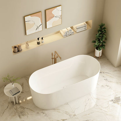 ISEO Freestanding Bathtub - Gloss White 1300mm, 1400mm, 1500mm, 1600mm, 1700mm