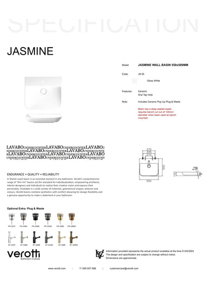 JASMINE (W550, D500, H100)