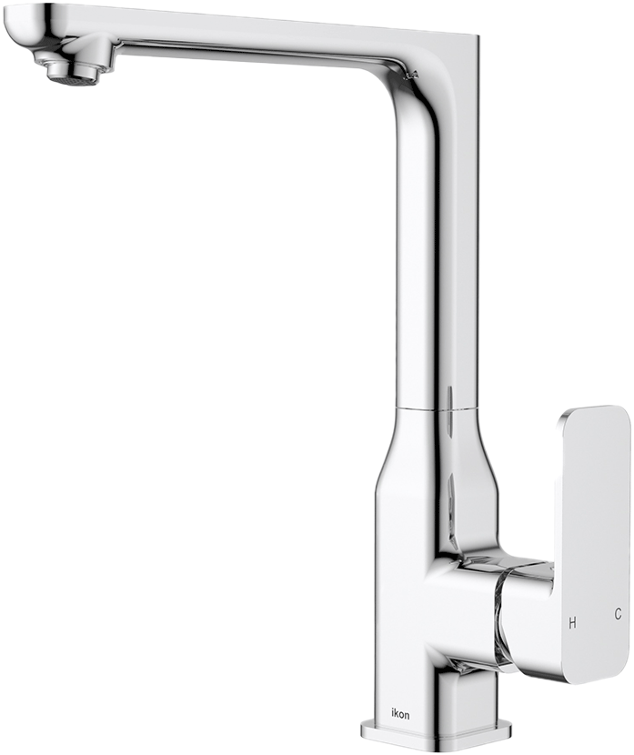 Seto Sink Mixer Matte Black / Rose Gold Handle