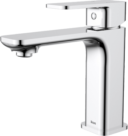 Seto Basin Mixer High Rise Matte Black / Rose Gold Handle