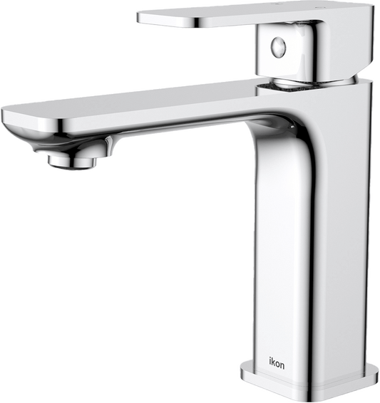 Seto Basin Mixer High Rise Matte Black / Rose Gold Handle